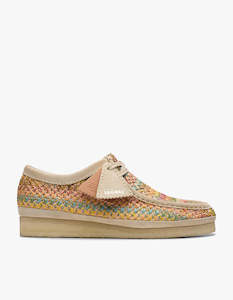 Clarks: Mens Wallabee - Multi Raffia