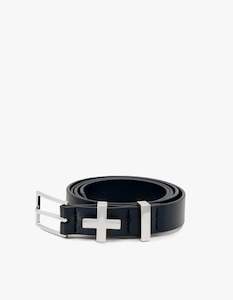 Brooklyn Belt - Silver/Black
