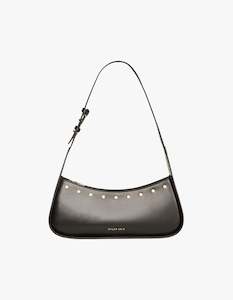 The Remi Studded Bag - Warm Gold/Black