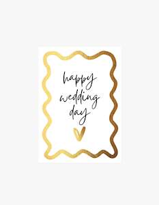 Wavy Wedding Day - White