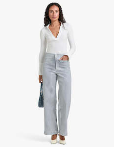 Tailored Trouser - Seaport Stripe