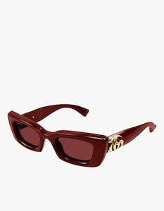 Gucci Eyewear: GG1827S Sunglasses - Burgundy