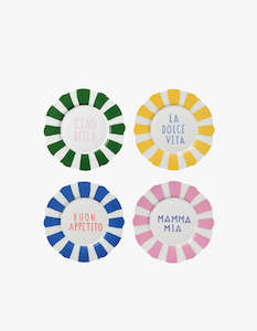 Italian Wave Side Plates - Multi