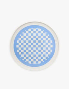 In The Roundhouse: In The Roundhouse X Superette Plate - Blue Checker