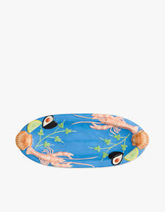 Kip And Co: Fruits De Mer Oval Platter Small - Fruits De Me