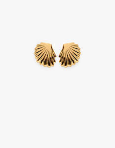 Clam Earring - Gold