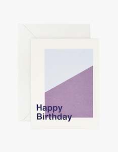 Lettuce: Happy Birthday Card - Mauve