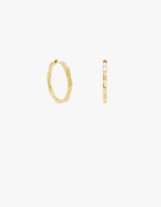 Bloom Hoop Earrings - Gold Vermeil
