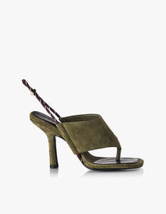 Bianka - Olive Suede