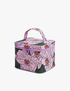 Baggu: Large Cosmetic Case - Pink Poppy