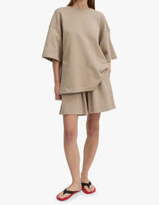 Blanca: Hendrix Shorts - Taupe