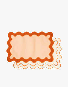 Business And Pleasure Co: Placemat Set Of 4 - Rivie Pink