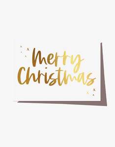 Merry Christmas - Gold