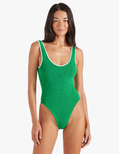 Hunza G: Faye Swimsuit - Emerald
