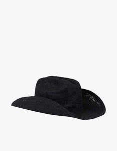 Raffia Cowboy - Noir