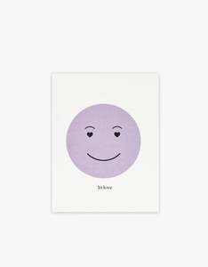 Lettuce: In Love Heart Eyes Card - Purple