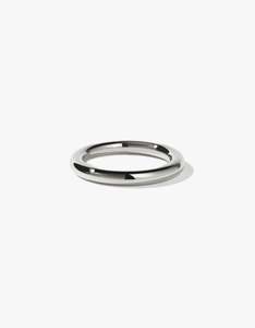 3mm Halo Band - Sterling Silver