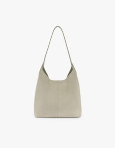 Mini Neve Suede Bag - Taupe