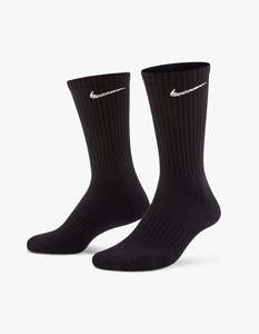 Nike Everyday Cushion Crew Socks 3 Pack - Black/White