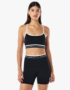 Advantage Sports Bra - Black / Whisper White