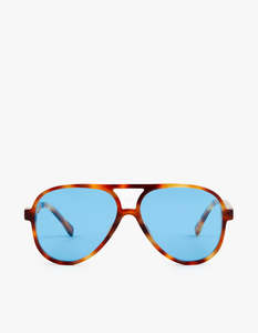 Bresac: Frame 8 Sunglasses - Havana Blue