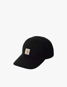 Carhartt: Selby Canvas Cap - Black Stone Washed
