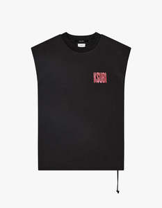 Panthera Cut Off Biggie Tee - Ash