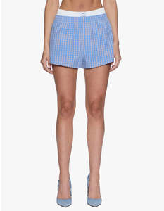 Boxer Shorts - Blu Check