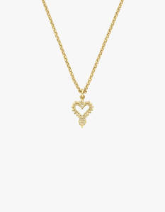 New Arrivals: Mini Gypsy Heart Necklace - 22K Gold Vermeil