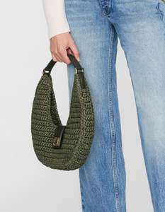 Womens: Lou Bag Monogram - Olive
