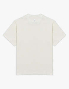 Mens Hemp Jersey Studio Tee - Rice White