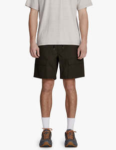 Mens: Mens Drill Utility Shorts - Black