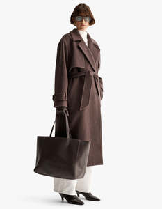 Sale: Arna Coat - Chocolate
