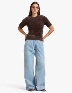 Sale: Maxime Top - Dusty Brown