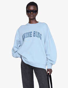 Anine Bing: Miles Sweatshirt Anine Bing - Pale Blue
