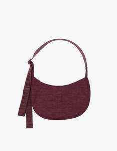 Baggu: Small Nylon Crescent Bag - Mahogany