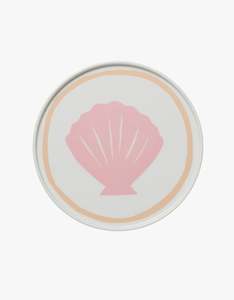 Pink Shell Plate - Pink