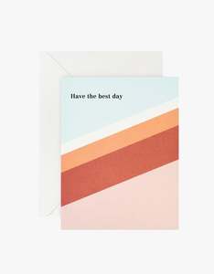 Have The Best Day Card - Red