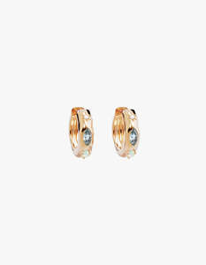 Hope And Protection Hoops - 18K Gold Vermeil