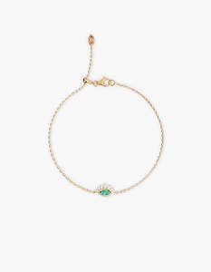 By Charlotte: Hope And Protection Bracelet - 18K Gold Vermeil