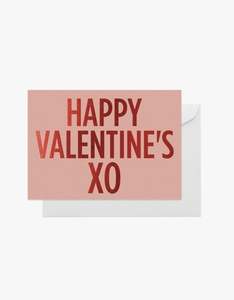 Valentines Day Card - Pink