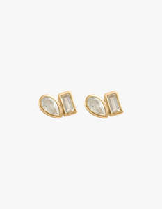 Kirstin Ash: Place Studs - 18K Gold Plated