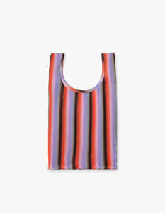 Pleated Baggu - Gradient Stripe Poppy Lilac