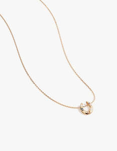 Lucky Horseshoe Necklace - 18K Gold Vermeil