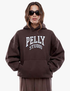 Ena Pelly: Pelly Studio Hoodie - Mocha