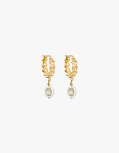 Vacation Hoops - 18K Gold Plated