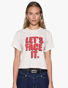 Lets Face It Everday S/S Tee - Bone