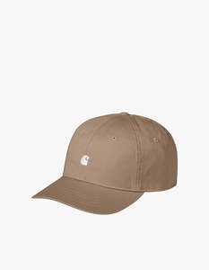 Madison Logo Cap - Leather/White