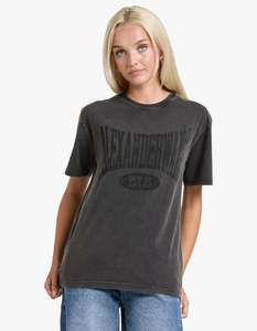 Graphic Short Sleeve Tee - Faded Black