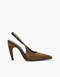 Alias Mae: Flora Heel - Moss Satin